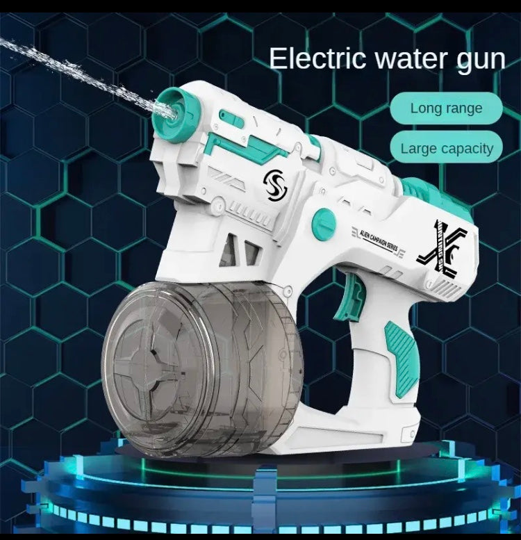 Automatic Large Capacity Long Range Gun, Childern Playing Water Pistol, Outdoor Pool Battle Gun, Waterproof Soaker Blaster Pistol Automatic Large Capacity Long Range Gun, Childern Playing Water Pistol, Outdoor Pool Battle Gun, Waterproof Soaker Blaster Pistol